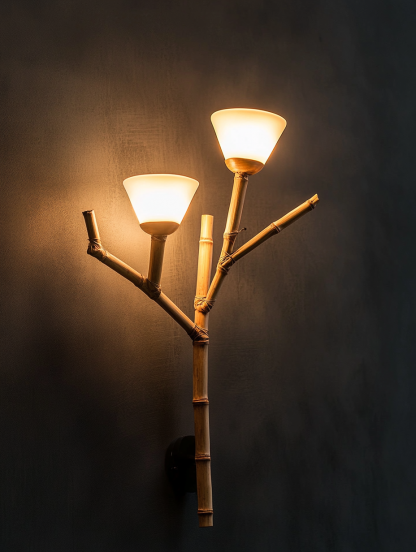 Retro industrial style creative and personalized bamboo weaving chandelier, nostalgic restaurant, tea house, homestay, restaurant bar counter, Japanese wooden lamp - Image 2