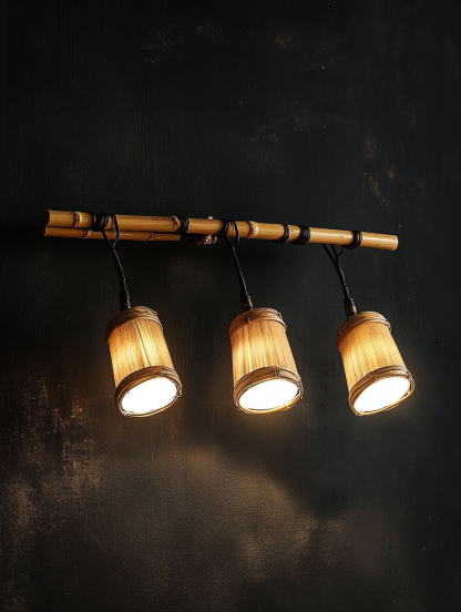 Nordic art restaurant, solid wood floor lamps, ceiling staircase chandeliers, decorative items, French creativity - Image 7