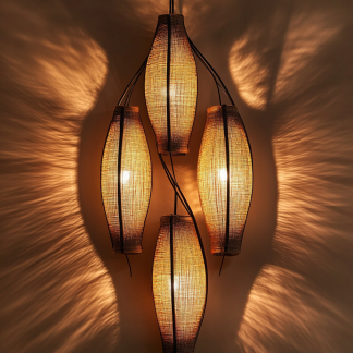 Chinese-style table lamp, retro living room, hotel and homestay table lamp, Japanese wabi-sabi style study, Zen tea room, bedroom atmosphere lamp