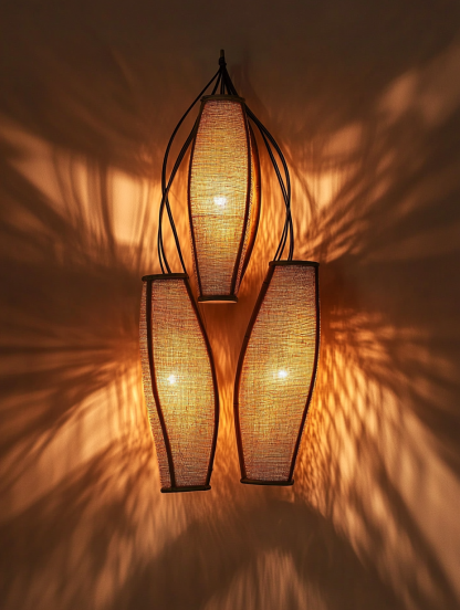 Bedroom floor lamp, living room creative sofa, model room decorative items, metal entrance hall, Chinese style - Image 4