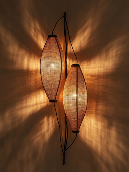 Bedroom floor lamp, living room creative sofa, model room decorative items, metal entrance hall, Chinese style - Image 6