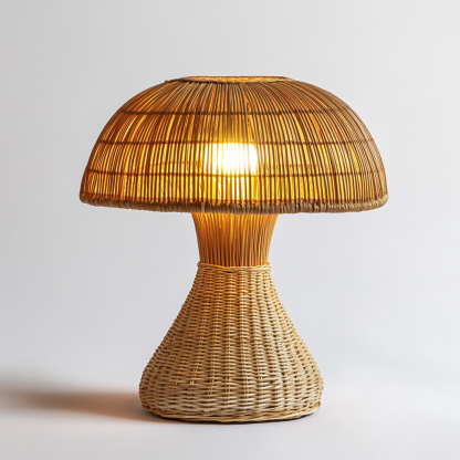 Wabi-sabi style homestay desk lamp, Chinese retro bedroom, study, living room side cabinet decoration, handmade bedside lamp - Image 9