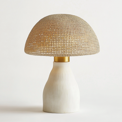 10 Wabi-sabi style homestay desk lamp, Chinese retro bedroom, study, living room side cabinet decoration, Handmade bedside lamp - Image 8