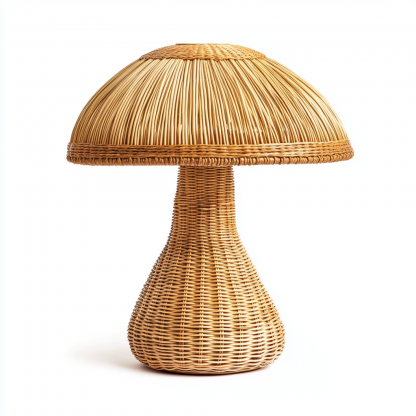 Decorative model room, living room, floral art, niche bedroom, French retro, entrance hall, Wabi-sabi style, modern and simple, mushroom lamp - Image 9