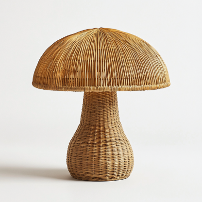Wabi-sabi style living room desk lamp, Japanese retro homestay study, bedroom bedside, vintage tea room lamp, rattan lamps - Image 6