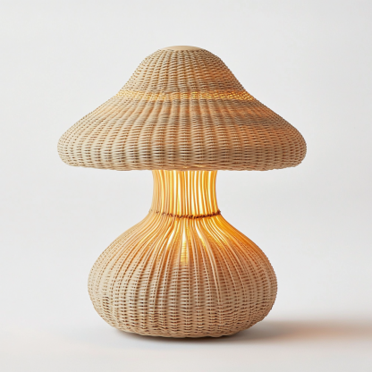 Decorative model room, living room, floral art, niche bedroom, French retro, entrance hall, Wabi-sabi style, modern and simple, mushroom lamp - Image 6