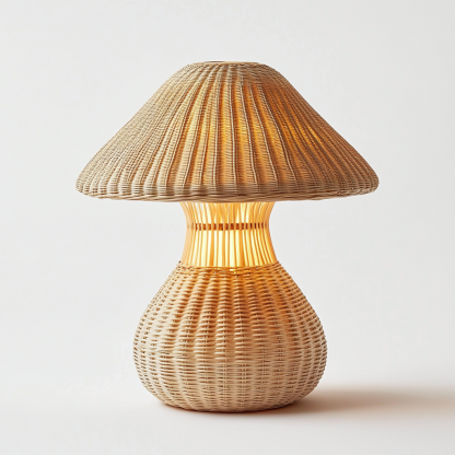 Decorative model room, living room, floral art, niche bedroom, French retro, entrance hall, Wabi-sabi style, modern and simple, mushroom lamp - Image 4
