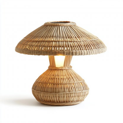 10 Wabi-sabi style homestay desk lamp, Chinese retro bedroom, study, living room side cabinet decoration, Handmade bedside lamp - Image 4