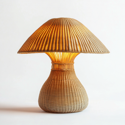 Decorative model room, living room, floral art, niche bedroom, French retro, entrance hall, Wabi-sabi style, modern and simple, mushroom lamp - Image 8