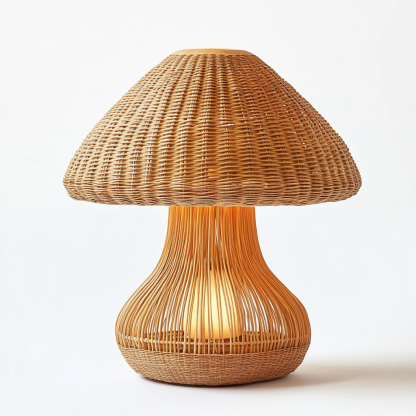 Decorative model room, living room, floral art, niche bedroom, French retro, entrance hall, Wabi-sabi style, modern and simple, mushroom lamp - Image 6