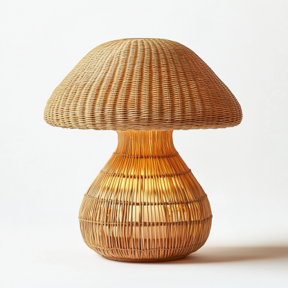 Decorative model room, living room, floral art, niche bedroom, French retro, entrance hall, Wabi-sabi style, modern and simple, mushroom lamp - Image 5