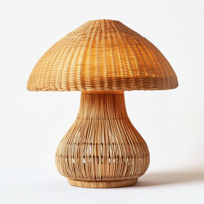 Decorative model room, living room, floral art, niche bedroom, French retro, entrance hall, Wabi-sabi style, modern and simple, mushroom lamp - Image 3
