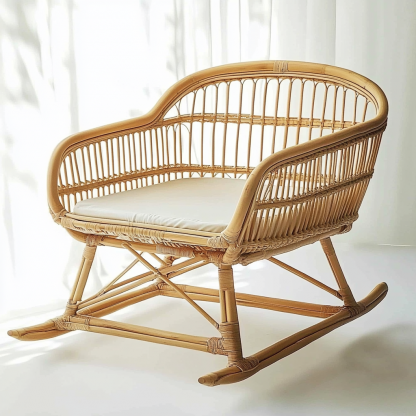 Wabi-sabi style baby crib, solid wood bedroom, children's room, full solid wood, Japanese tatami bedv - Image 9