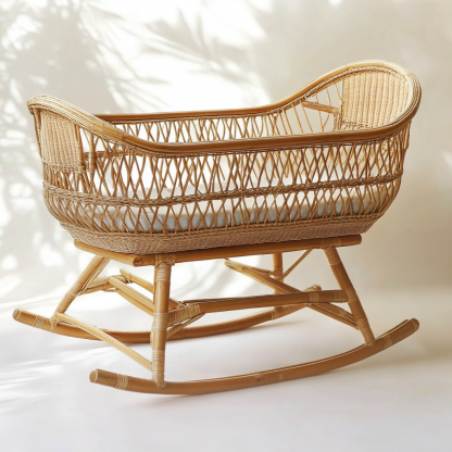 Outdoor garden, high backrest, adjustable seat, small-sized simple children's leisure chair, homestay baby crib - Image 8