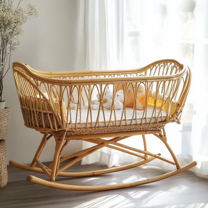 Outdoor leisure lounge chair, waterproof and sun-proof, hotel rattan chair, villa courtyard, homestay, outdoor balcony rattan woven lying bed - Image 3