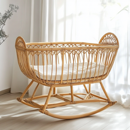 Outdoor leisure lounge chair, waterproof and sun-proof, hotel rattan chair, villa courtyard, homestay, outdoor balcony rattan woven lying bed - Image 2