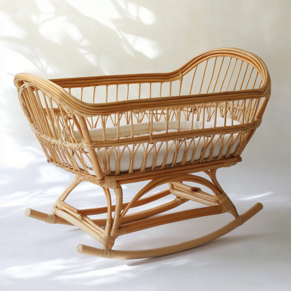 Outdoor garden, high backrest, adjustable seat, small-sized simple children's leisure chair, homestay baby crib - Image 5