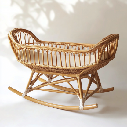 Outdoor garden, high backrest, adjustable seat, small-sized simple children's leisure chair, homestay baby crib - Image 3