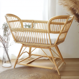 Outdoor leisure lounge chair, waterproof and sun-proof, hotel rattan chair, villa courtyard homestay, outdoor rattan woven baby bed