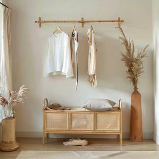 Modern and simple decorative bedside table, living room coat rack cabinet, storage cabinet, bedside cabinet with dirty clothes