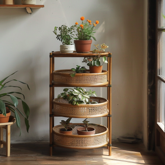 Flower stand, storage rack, balcony ironwork guardrail, hanging flower stand, window sill railing, plant flowerpot stand, succulent and green vine stand