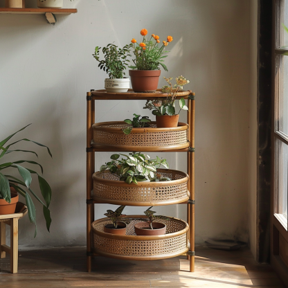 Flower stand, storage rack, balcony ironwork guardrail, hanging flower stand, window sill railing, plant flowerpot stand, succulent and green vine stand