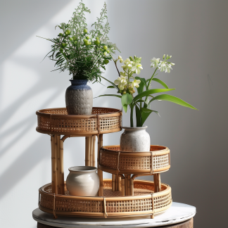 Japanese-style rattan dining chair, living room home casual chair, simple backrest chair, living room hand-woven ins25 years old