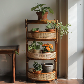 Flower stand, storage rack, balcony ironwork guardrail, hanging flower stand, window sill railing, plant flowerpot stand, succulent and green vine stand