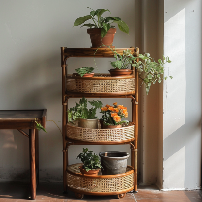 Flower stand, storage rack, balcony ironwork guardrail, hanging flower stand, window sill railing, plant flowerpot stand, succulent and green vine stand