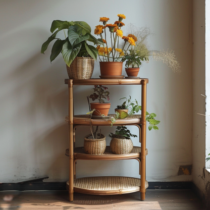 Flower stand, storage rack, balcony ironwork guardrail, hanging flower stand, window sill railing, plant flowerpot stand, succulent and green vine stand - Image 8