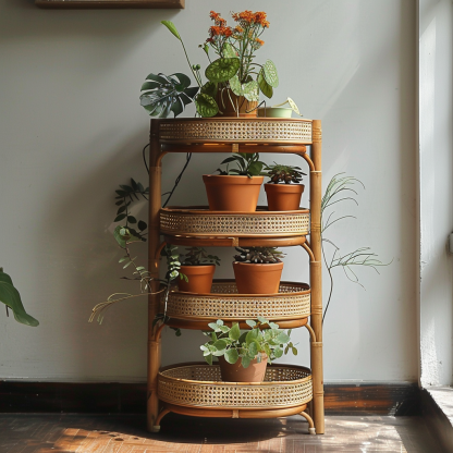 Flower stand, storage rack, balcony ironwork guardrail, hanging flower stand, window sill railing, plant flowerpot stand, succulent and green vine stand - Image 3