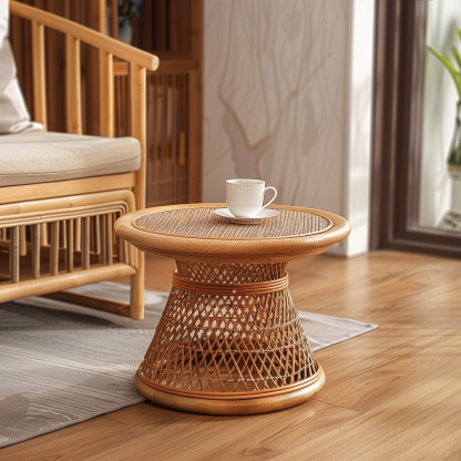 Small table, new Chinese-style tea table, solid wood, Nordic style, modern and simple living room coffee table for small-sized households - Image 4