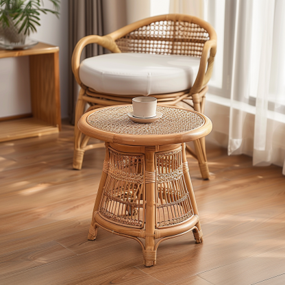 Small table, new Chinese-style tea table, solid wood, Nordic style, modern and simple living room coffee table for small-sized households - Image 3