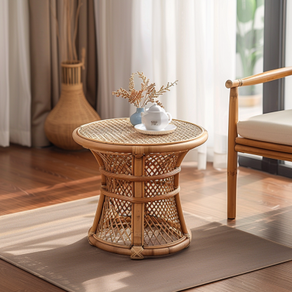 Small table, new Chinese-style tea table, solid wood, Nordic style, modern and simple living room coffee table for small-sized households - Image 9