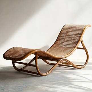 Wabi-sabi style solid wood rocking chair, armchair, cat scratch chair, single office chair, lazy chair, single chair, casual chair, black walnut