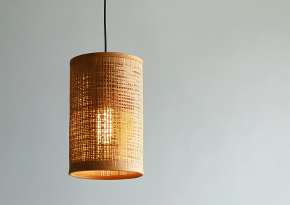 Wabi-sabi style rattan dining room chandelier, living room and bedroom bedside lamp, modern, simple, light luxury and high-end standing table lamp
