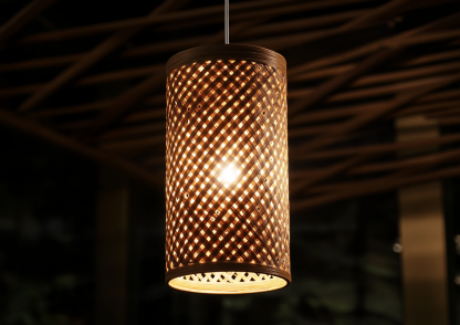 Wabi-sabi style rattan dining room chandelier, living room and bedroom bedside lamp, modern, simple, light luxury and high-end standing table lamp - Image 3