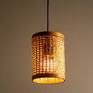 Wabi-sabi style rattan chandelier, living room, dining room, tea room, bamboo chandelier, Chinese-style creative and personalized homestay bamboo art chandelier