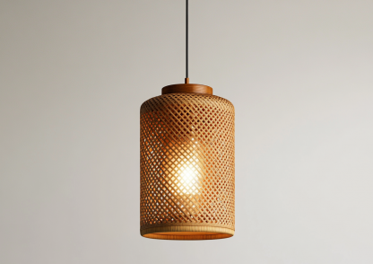 Wabi-sabi style rattan chandelier, living room, dining room, tea room, bamboo chandelier, Chinese-style creative and personalized homestay bamboo art chandelier - Image 4