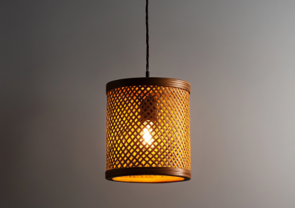 Wabi-sabi style rattan chandelier, living room, dining room, tea room, bamboo chandelier, Chinese-style creative and personalized homestay bamboo art chandelier - Image 3