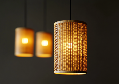 Wabi-sabi style rattan chandelier, living room, dining room, tea room, bamboo chandelier, Chinese-style creative and personalized homestay bamboo art chandelier - Image 2