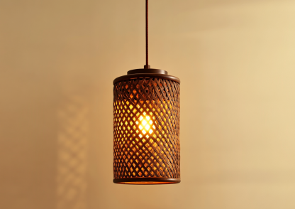 Wabi-sabi style rattan dining room chandelier, living room and bedroom bedside lamp, modern, simple, light luxury and high-end standing table lamp - Image 9