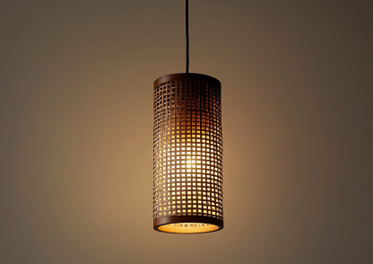 New Chinese-style Zen-inspired tea room lamp, creative and personalized three-head dining room lamp, branch lamp, bamboo woven chandelier - Image 3