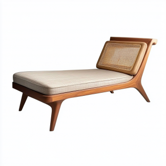 Outdoor leisure lounge chair, waterproof and sun-proof, hotel rattan chair, villa courtyard, homestay, outdoor balcony rattan woven lying bed