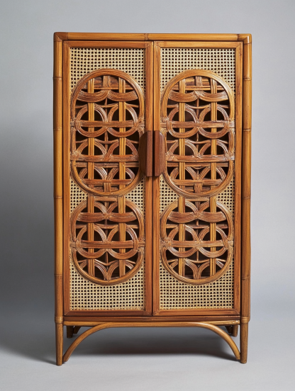 Outdoor multi-functional wall-mounted, simple and new French retro living room solid wood storage cabinet