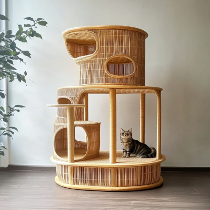 Cat house, cat villa, cat house, cat house, cat nest, cat house, cat nest, cat house, cat nest, cat house, cat nest - Image 4