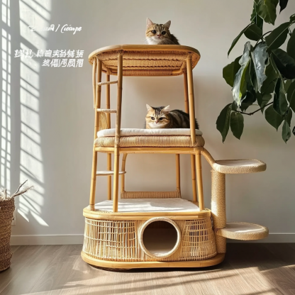 Cat house, cat villa, cat house, cat house, cat nest, cat house, cat nest, cat house, cat nest, cat house, cat nest - Image 3