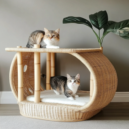Cat nest, winter warmth, cat house, cat villa, cat house, cat nest, cat house, cat nest, cat house, cat nest, cat house - Image 4