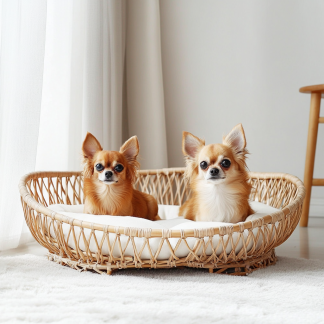 Best-selling dog beds, all-season cat beds, pet beds, rattan dog beds, rattan woven dog beds, small and medium-sized dogs, winter and summer pets
