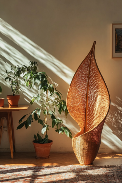 Wabi-sabi style bamboo and rattan chandelier, Zen tea room, homestay designer, living room, bedroom, dining room, retro Japanese personality - Image 10